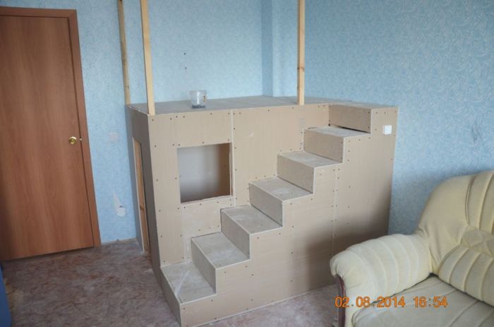 Строим детский игровой домик в квартире своими руками (17 фото)