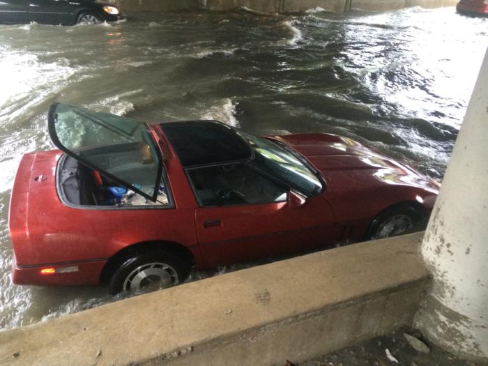 Наводнение в Детройте (8 фото)