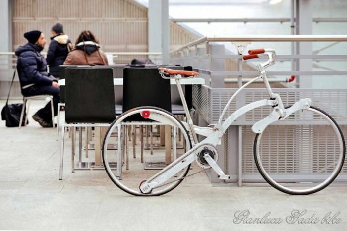Прототип складного велосипеда будущего (21 фото)