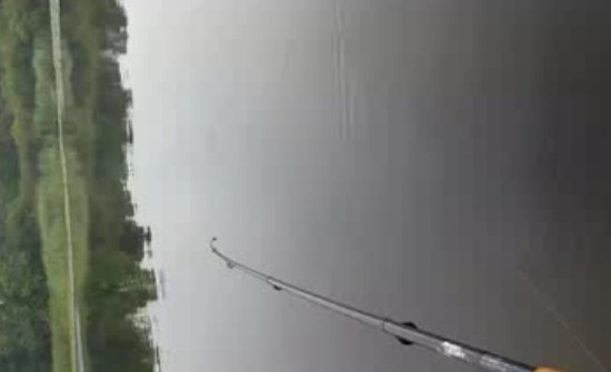 Съездили с женой на рыбалку