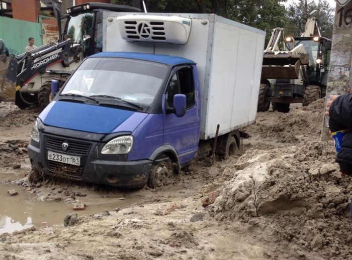 Наводнение в Ростове-на-Дону из-за сильного дождя (43 фото + 3 видео)