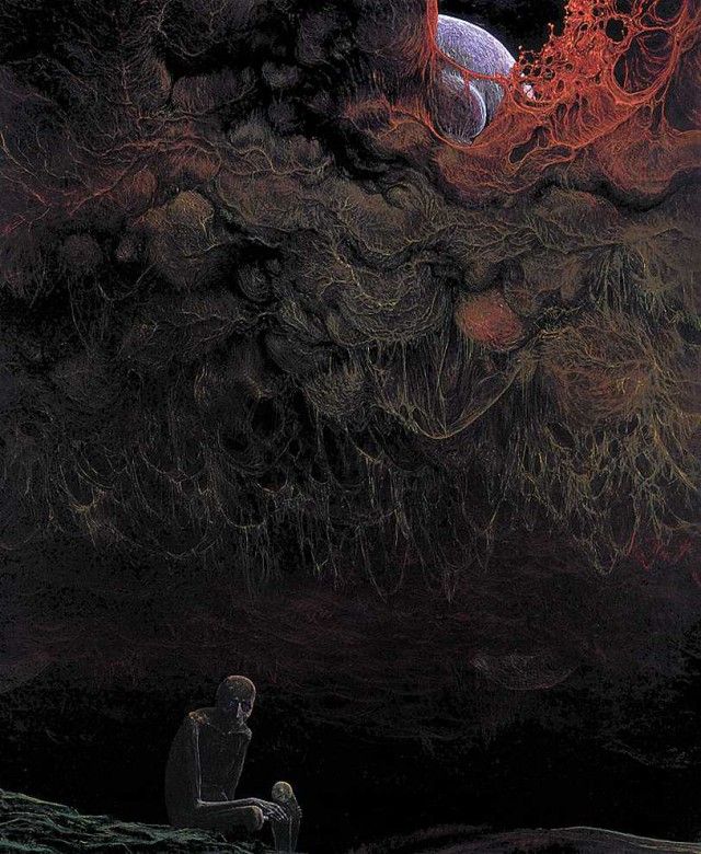 Необычные картины Здзислава Бексиньского (27 рисунков)