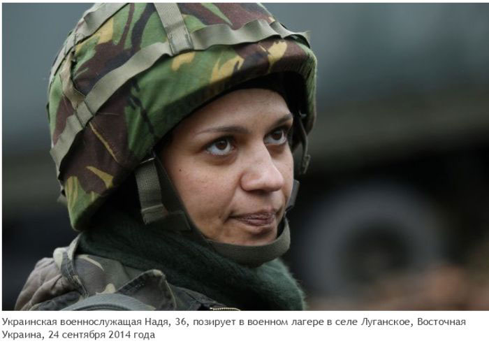 Женщины-бойцы, принимающие участие в военных действиях на Украине (18 фото)
