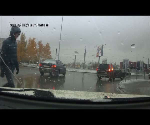 Первый снег в Челябинске