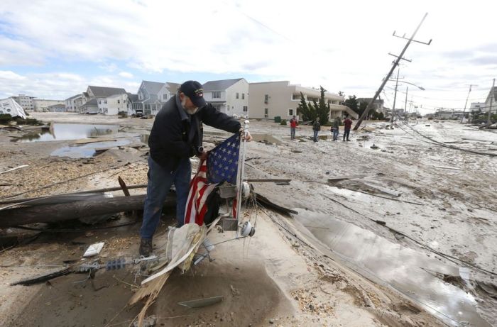 Ураган Сэнди и его катастрофические последствия (71 фото)