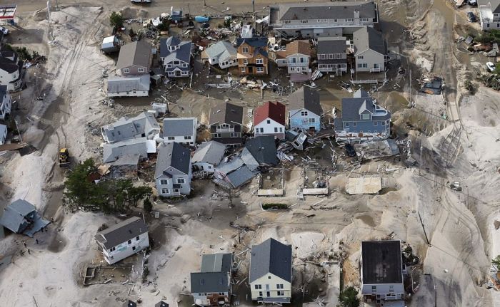 Ураган Сэнди и его катастрофические последствия (71 фото)