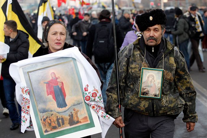 Москва в день народного единства (34 фото)