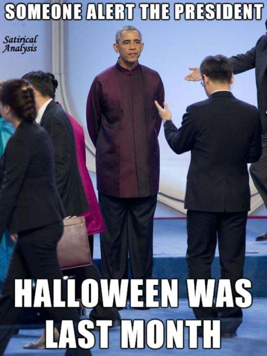 Китайский интернет насмехается над Бараком Обамой (5 фото)