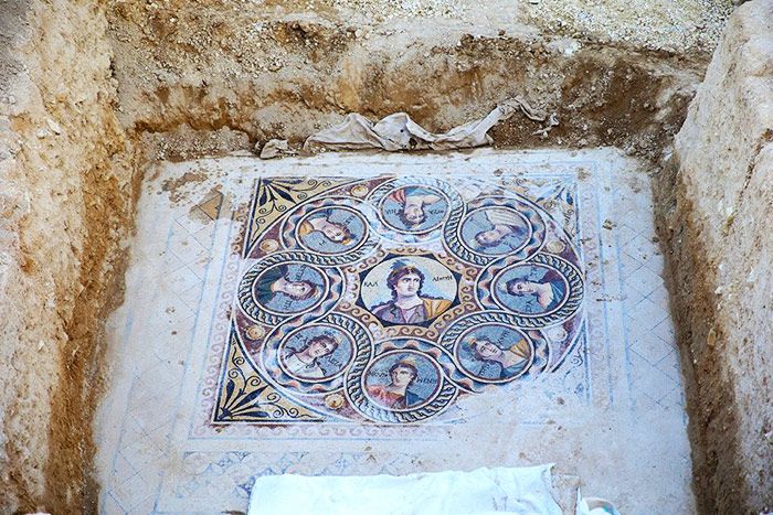 2000-летняя мозаика обнаружена в турецком городе Зевгмы (14 фото)