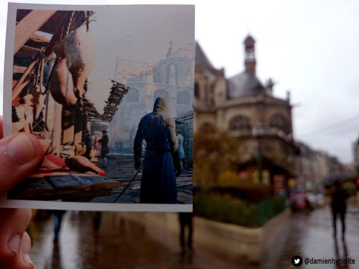 Париж глазами героя игры Assassin's Creed Unity (14 фото)