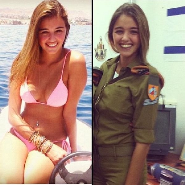 Симпатичные девушки-военнослужащие израильской армии (54 фото)