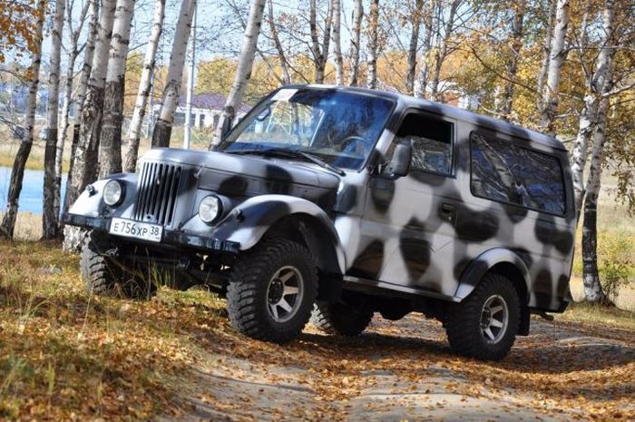 Уникальный внедорожник в стилистике ГАЗ-69 своими руками (39 фото)