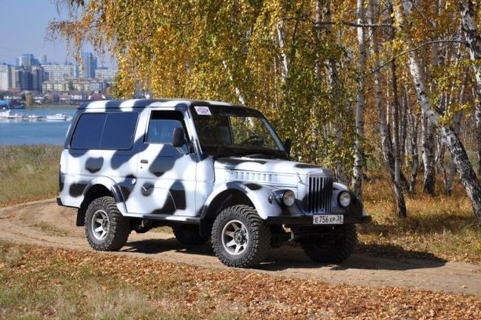 Уникальный внедорожник в стилистике ГАЗ-69 своими руками (39 фото)