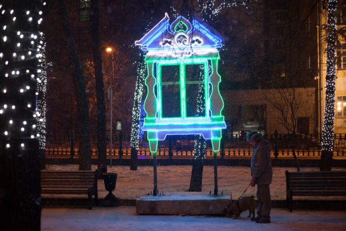 Новогодняя сказка в Москве (31 фото)