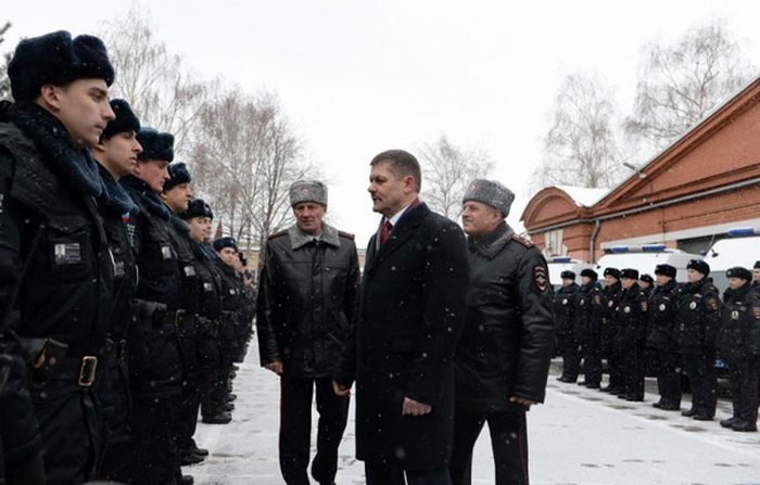 В Москве появился батальон «туристической полиции» (4 фото + видео)