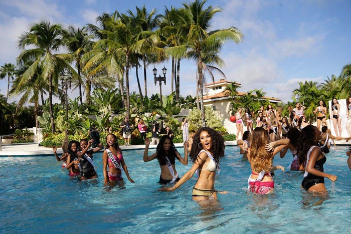 Как прошел выход в купальниках на конкурсе «Мисс Вселенная 2015» (33 фото)