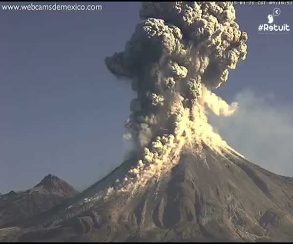 Взрыв вулкана