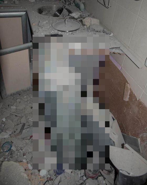 Ракета «Смерч» угодила в жилой дом (4 фото)