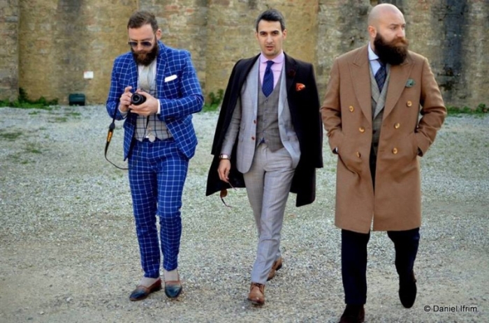 Итальянские мужчины-модники на выставке Pitti Uomo (14 фото)