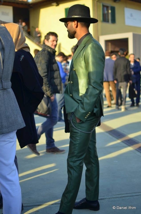 Итальянские мужчины-модники на выставке Pitti Uomo (14 фото)