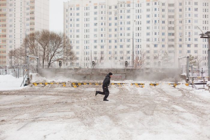 Как Москва избавляется от снега (18 фото)