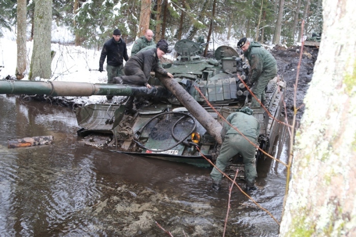 Приключения польских танкистов в лесу (27 фото)