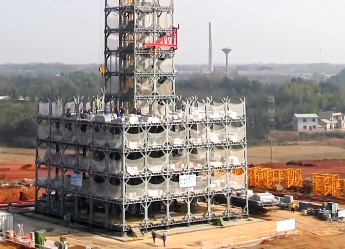 В течение 19 дней китайцы построили 57-этажный небоскреб (10 фото + видео)