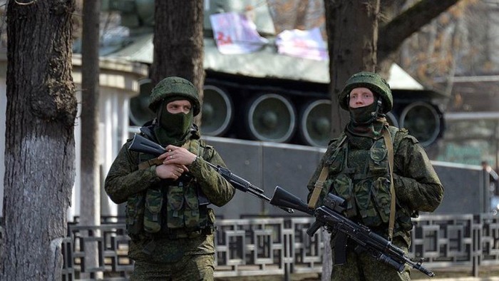«Вежливые люди» или «зеленые человечки» в Крыму (21 фото)