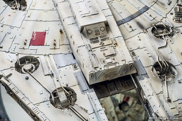 Суперреалистичный космический корабль «Тысячелетний сокол» из бумаги (45 фото)