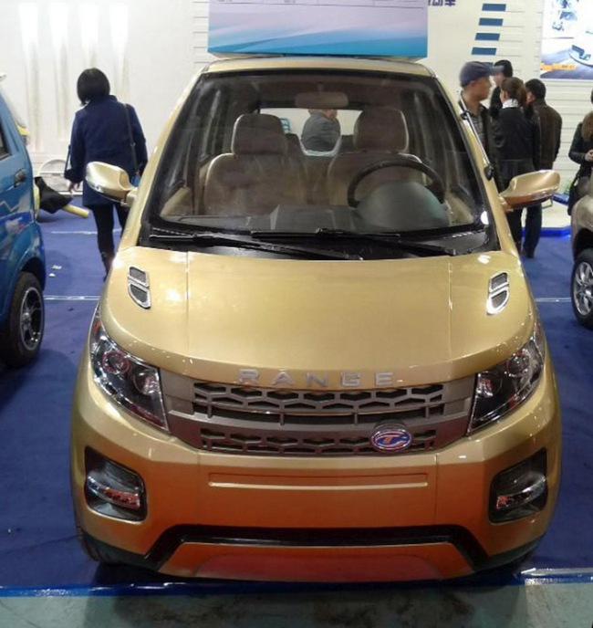 Китайцы показали электромобиль с элементами дизайна внедорожников Range Rover (6 фото)