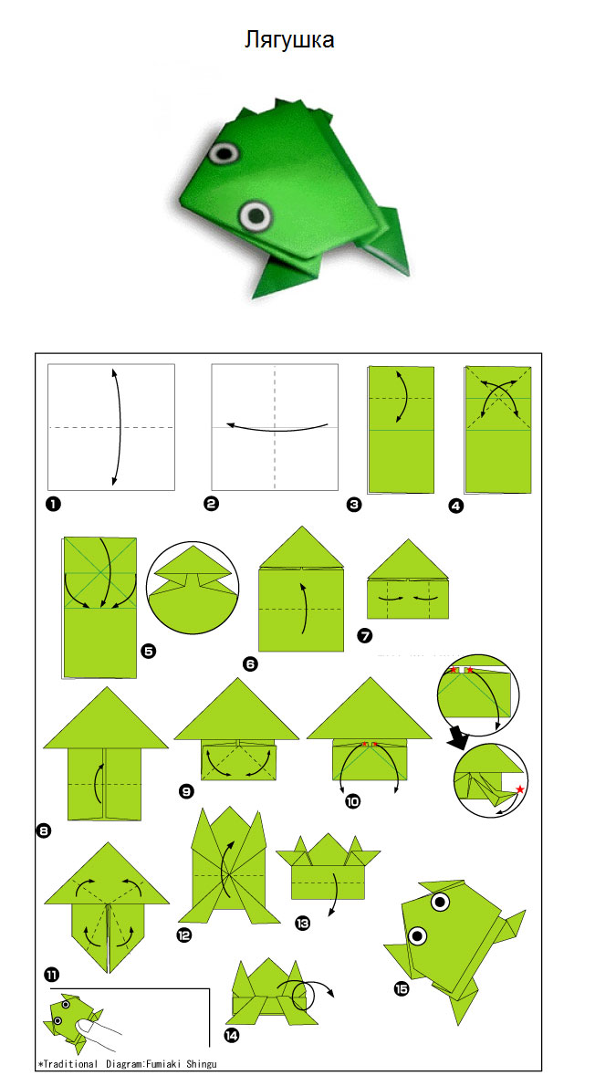 Оригами из бумаги для начинающих:самые легкие и простые схемы пошагово