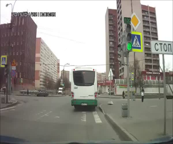 Погоня с участием маршрутки