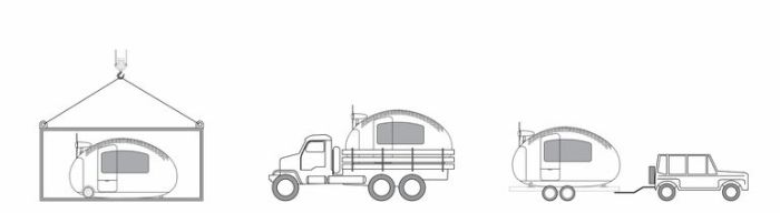 Экокапсула, как альтернатива палаткам и домам на колесах (9 фото)