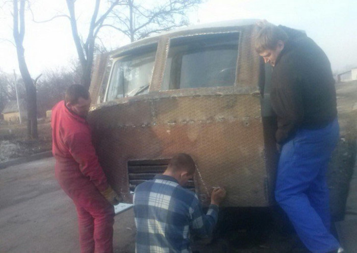 Самодельные бронемашины из Украины. Часть 2 (24 фото)