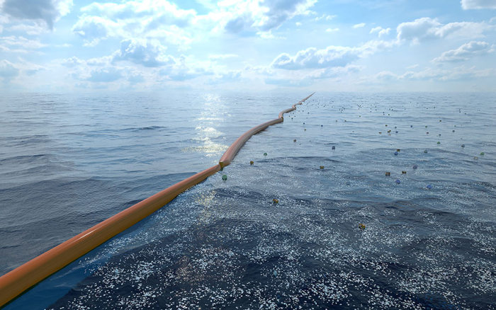 В следующем году будет запущена первая автономная система очистки океана (10 фото)