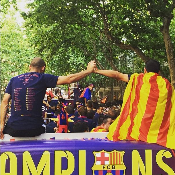 «Барселона» в пятый раз выиграла Лигу чемпионов (32 фото + 2 видео)
