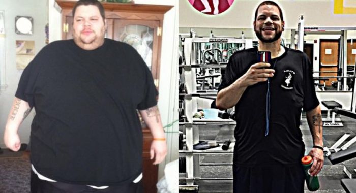 Парень сбросил более 200 килограмм лишнего веса (6 фото + видео)