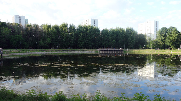 В московском парке «Торфянка» идет противостояние между сторонниками и противниками строительства храма (39 фото)