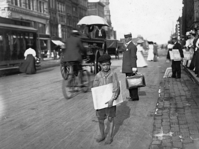 Работающие американские дети начала XX века (27 фото)