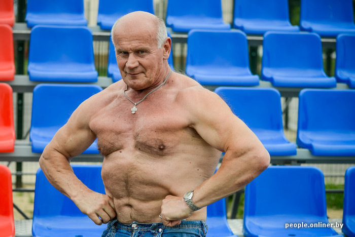Михаил Вербицкий - самый сильный «дед» в мире (14 фото + видео)