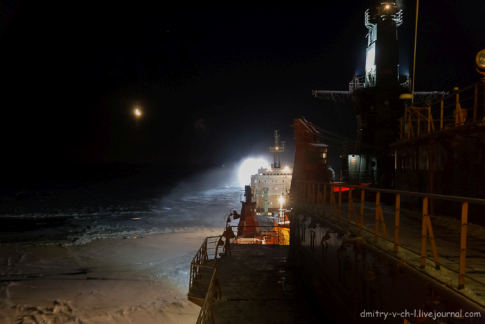 Зимнее судоходство в суровых условиях Арктики (21 фото)
