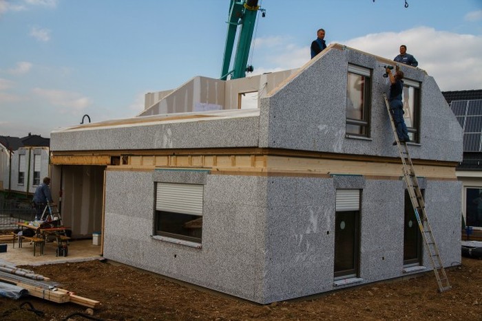 Фотоотчет о строительстве дома в Германии (115 фото)