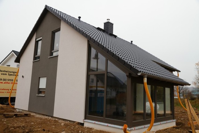 Фотоотчет о строительстве дома в Германии (115 фото)