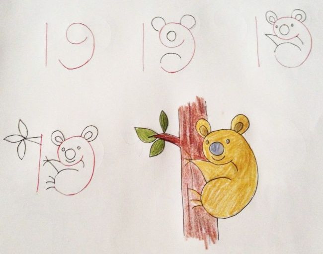 Как при помощи цифр привить ребенку любовь к математике и рисованию (20 картинок)