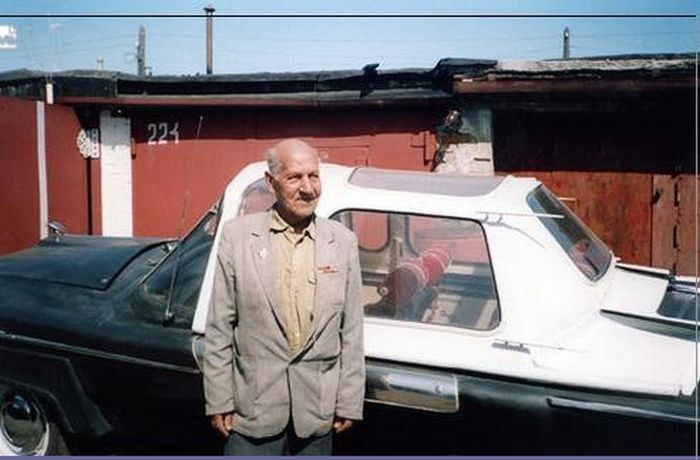 Уникальный кабриолет новокузнецкого пенсионера (11 фото)