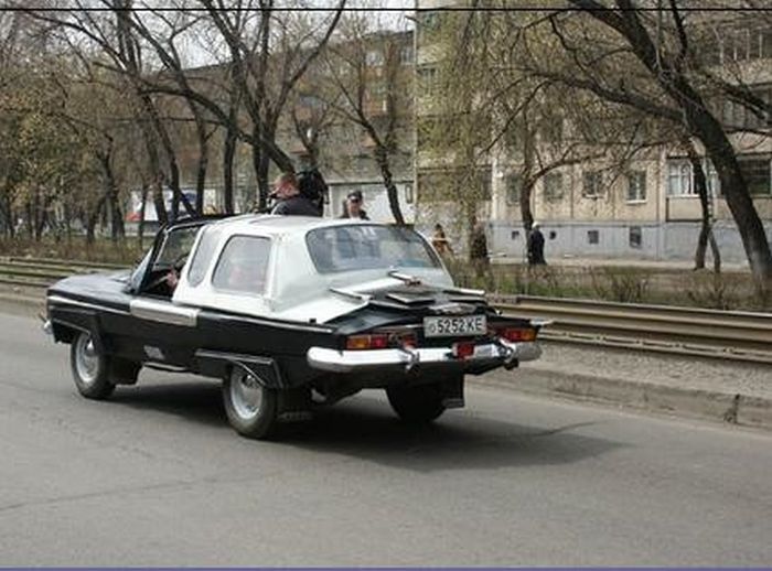 Уникальный кабриолет новокузнецкого пенсионера (11 фото)