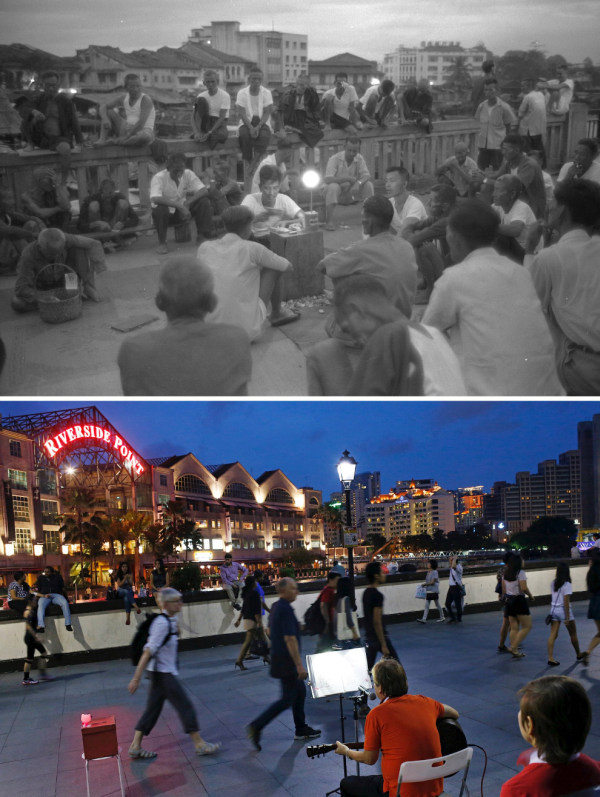 Фото Сингапура 50 лет назад и сейчас (9 фото)