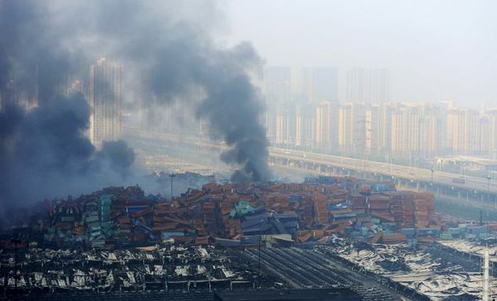 Взрыв в Китае называют самым мощным неядерным взрывом за всю историю человечества (41 фото)