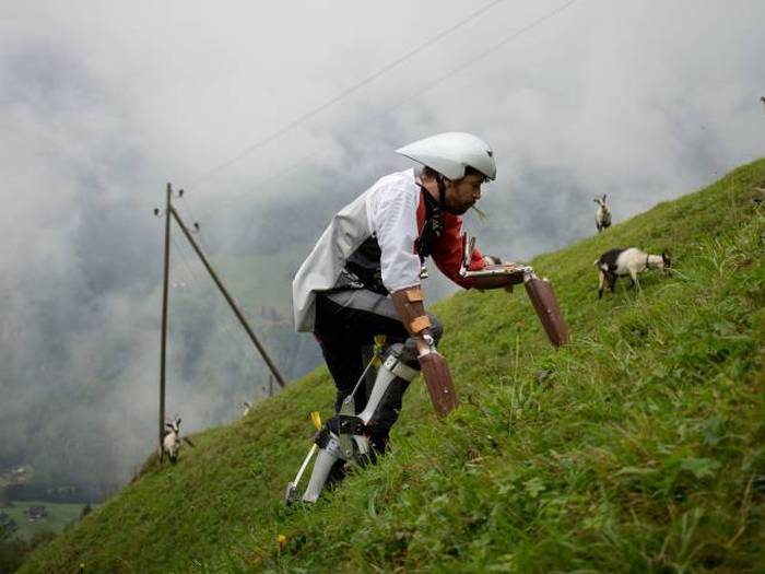 Британский дизайнер провел 3 дня со стадом горных коз (7 фото)