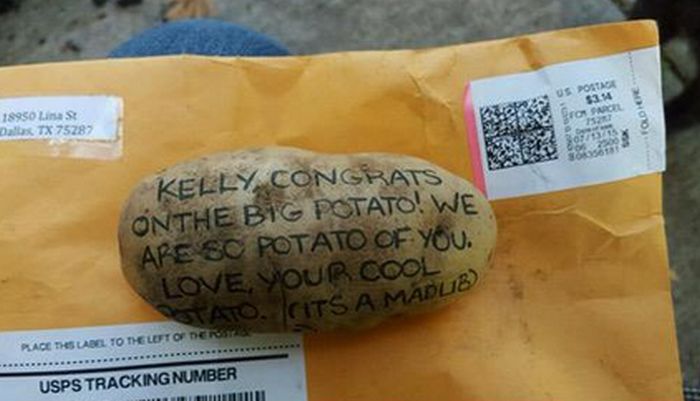 Сервис отправки сообщений на картофелинах принес своему создателю более 20 000 долларов за 2 месяца (3 фото)
